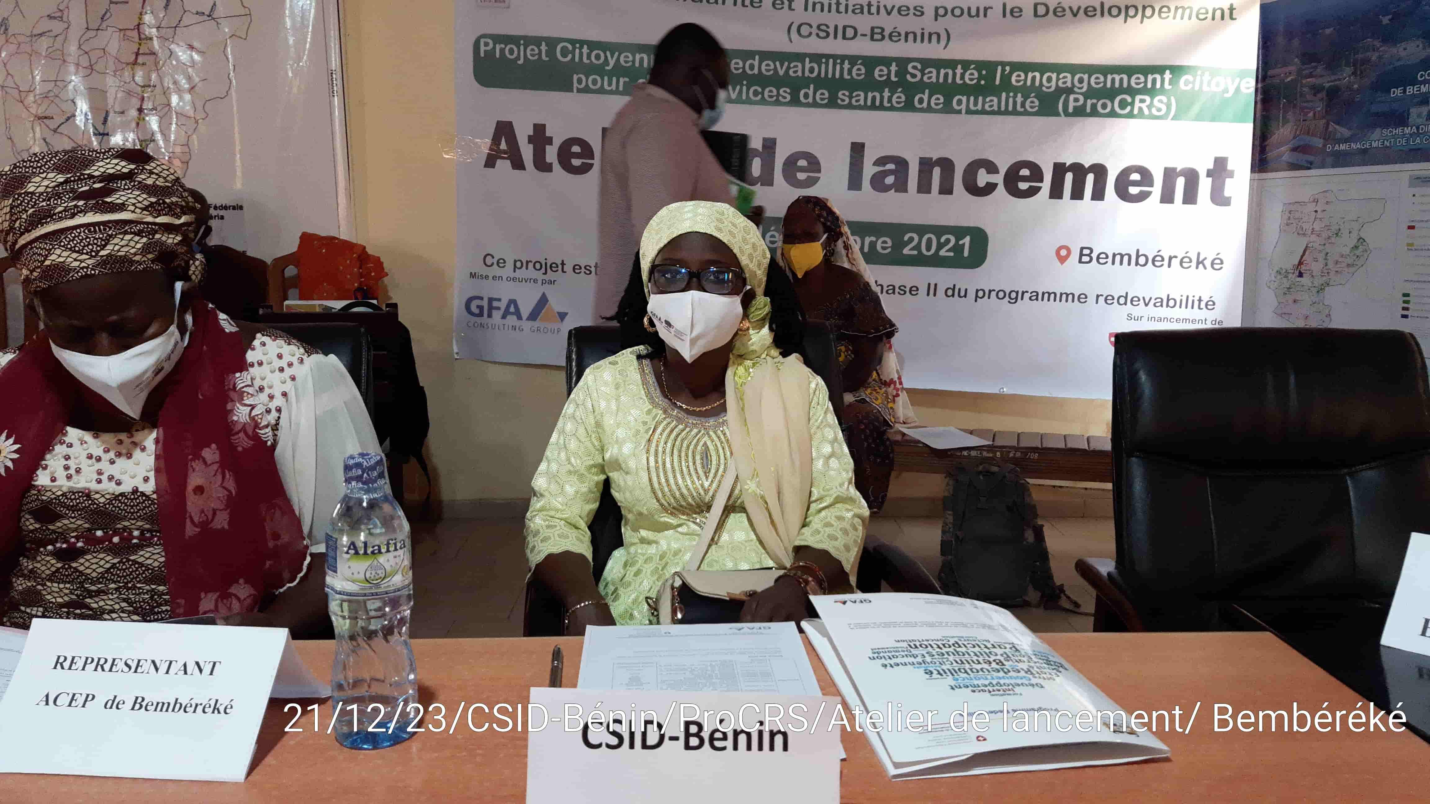 Atelier de lancement du Projet Citoyenneté, Redevabilité et Santé : l’engagement citoyen pour des services de santé de qualité (ProCRS)